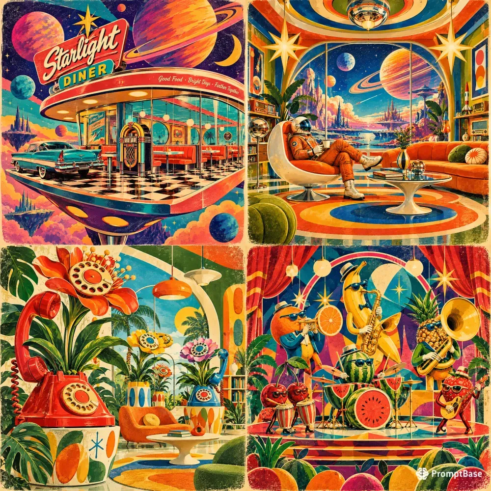 Retro Psychedelic Pop Dreams