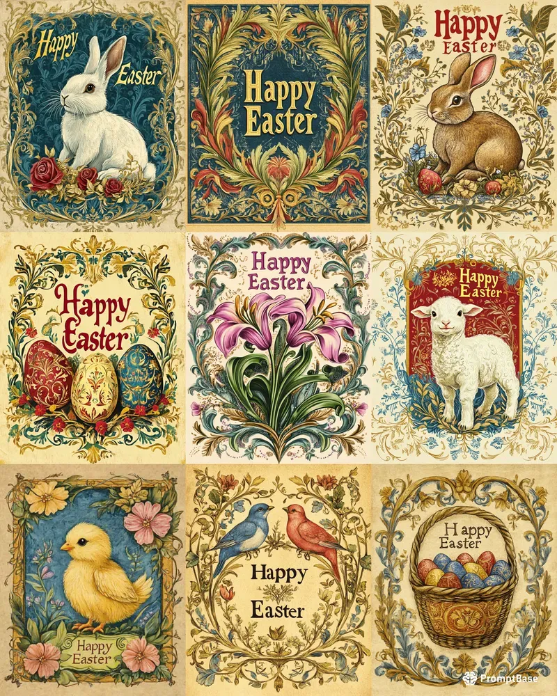 Easter Illumination Cards