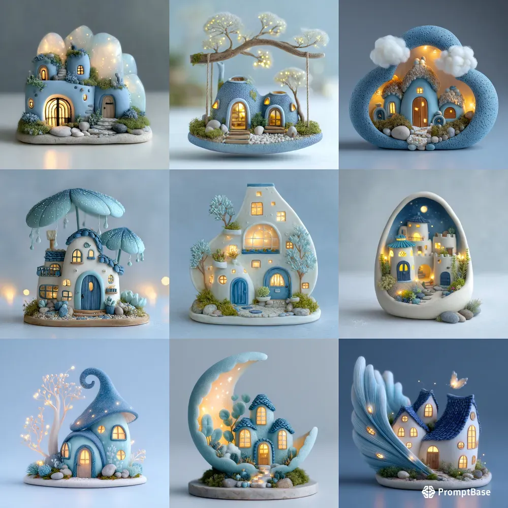 Magical Cottage Miniature Clipart