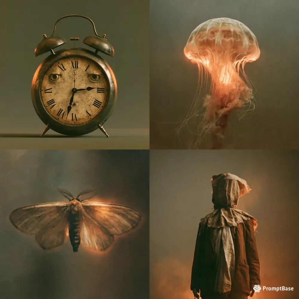 Vintage Surreal Creature Photography