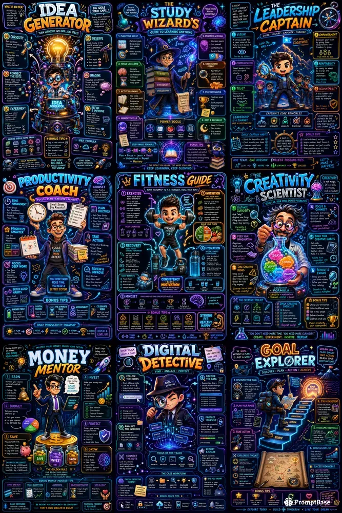 Sketchnote Character Infographics