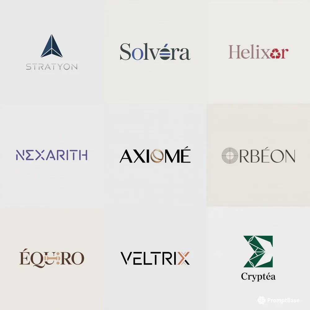 Luxury Minimalist Symbol Logos