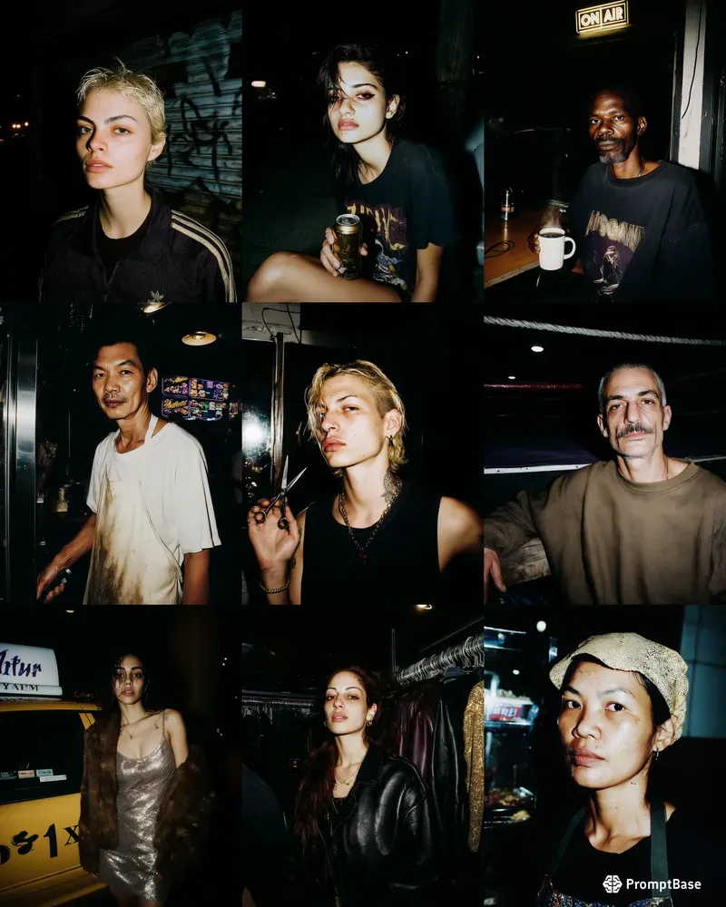 Raw Flash Editorial Portraits