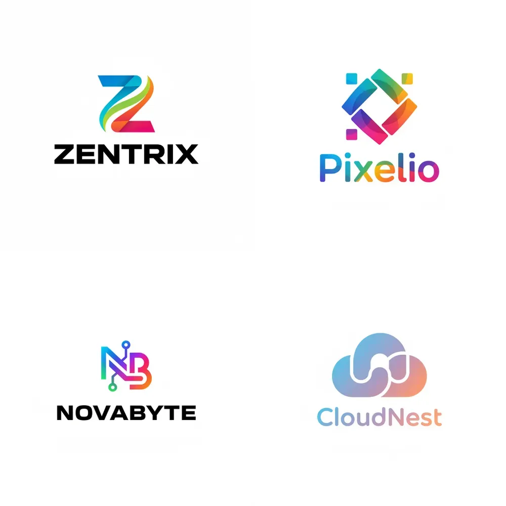 Vibrant Startup Logo Generator Pro Ai