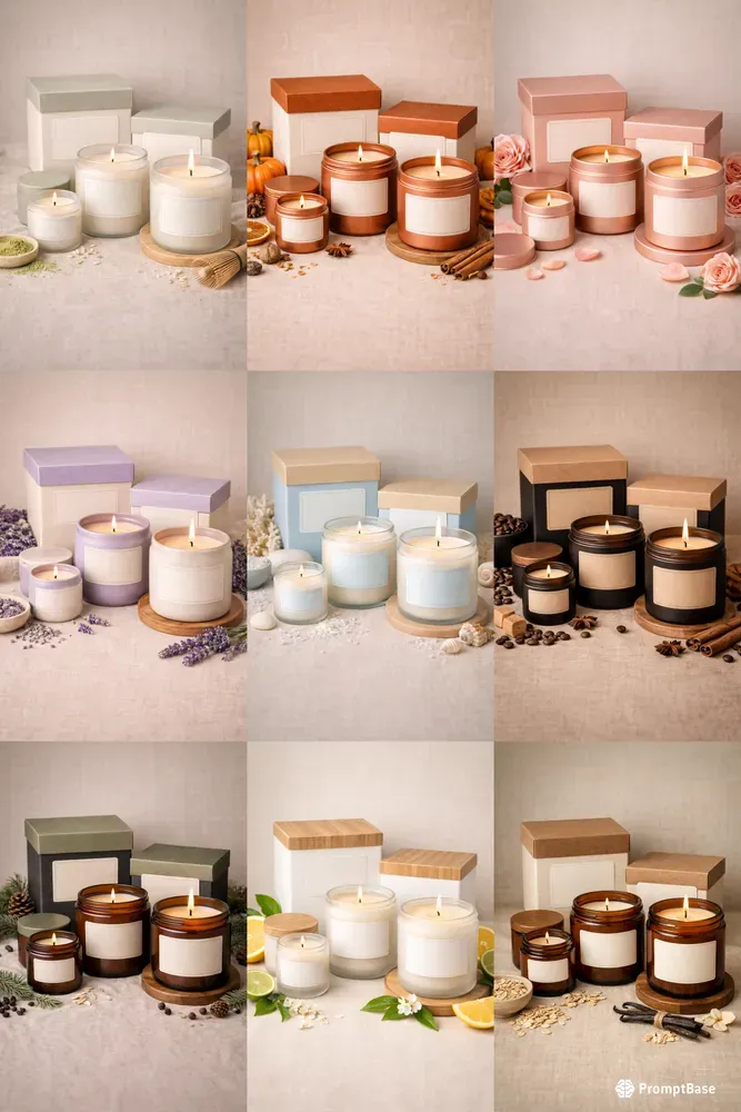 Candle Collection Displays
