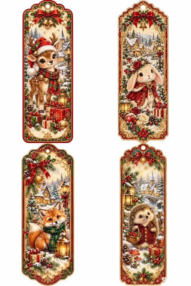 Christmas Wonderland Bookmark Designs