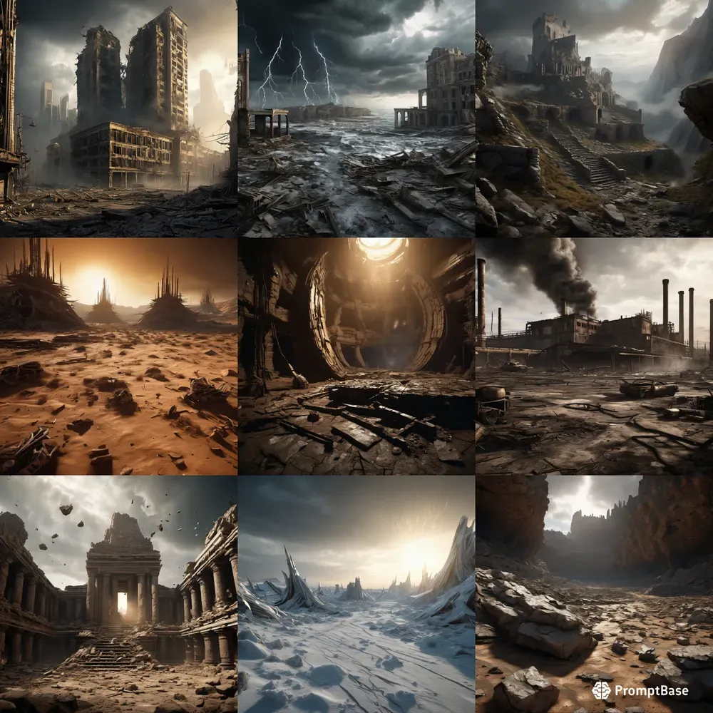 Postenergy Apocalypse Environments