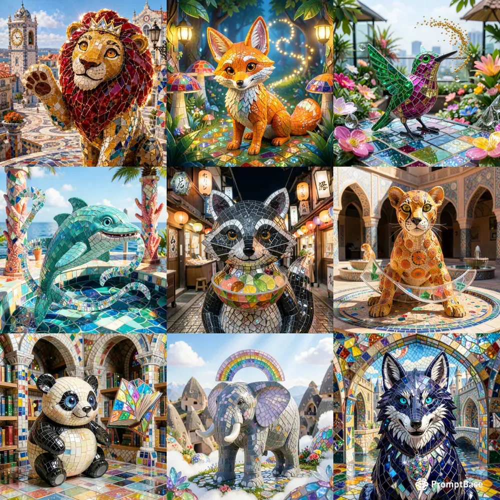 Mosaic Animal Kingdoms