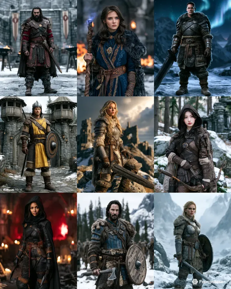Your Photos As A Skyrim Hero