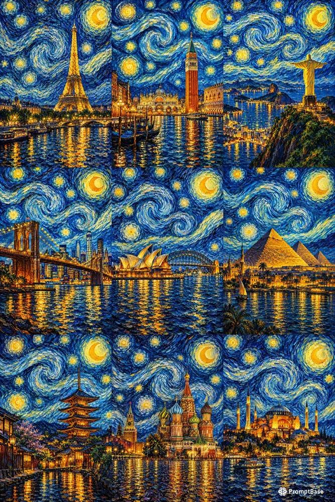 Van Gogh City Wonders