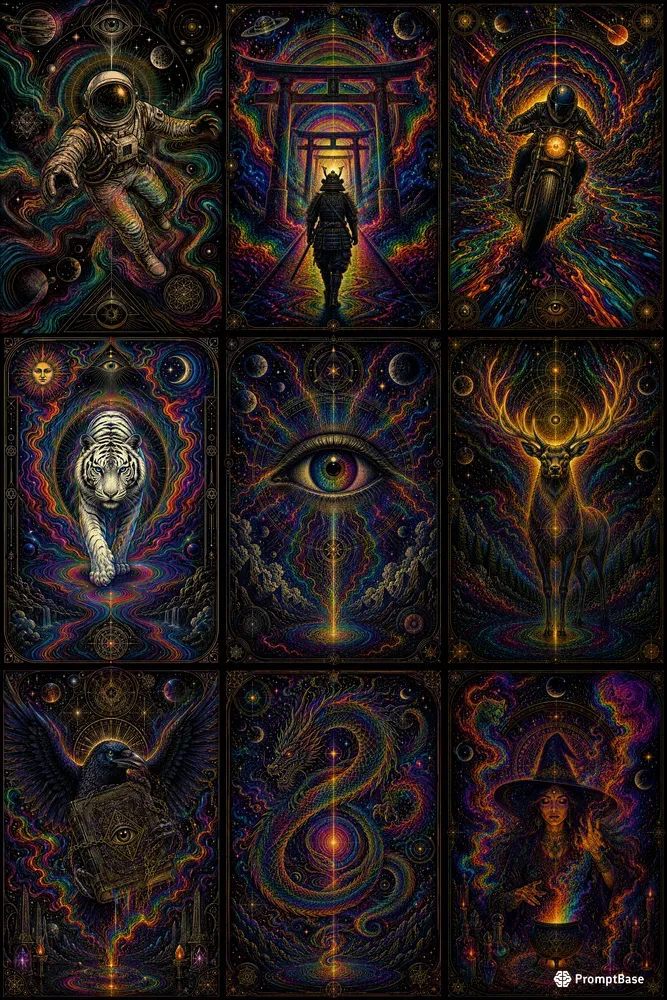 Psychedelic Optical Poster Art Generator