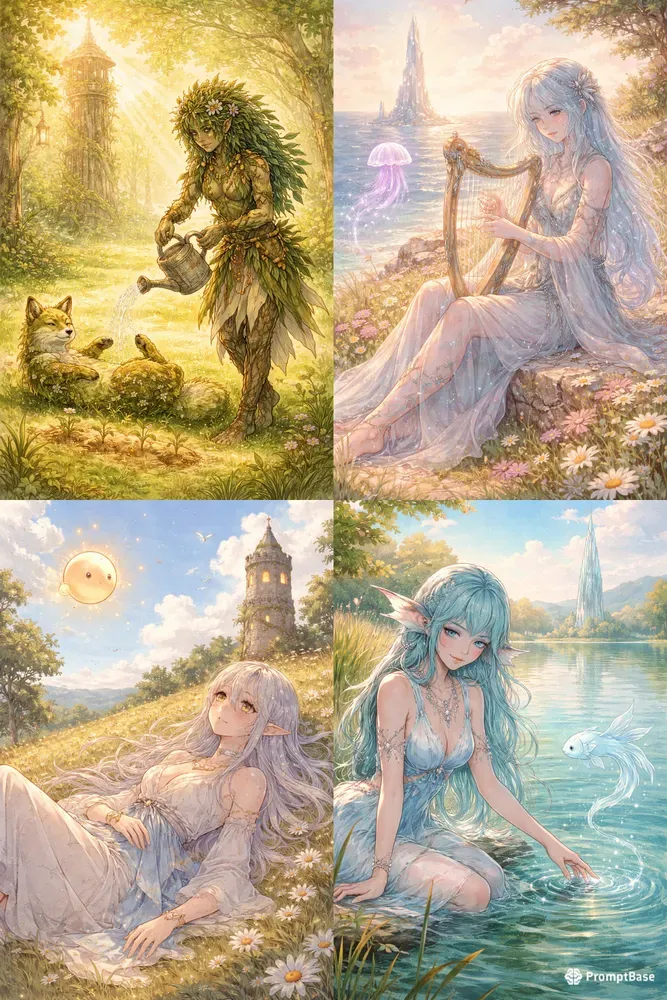 Dreamy Summer Creatures