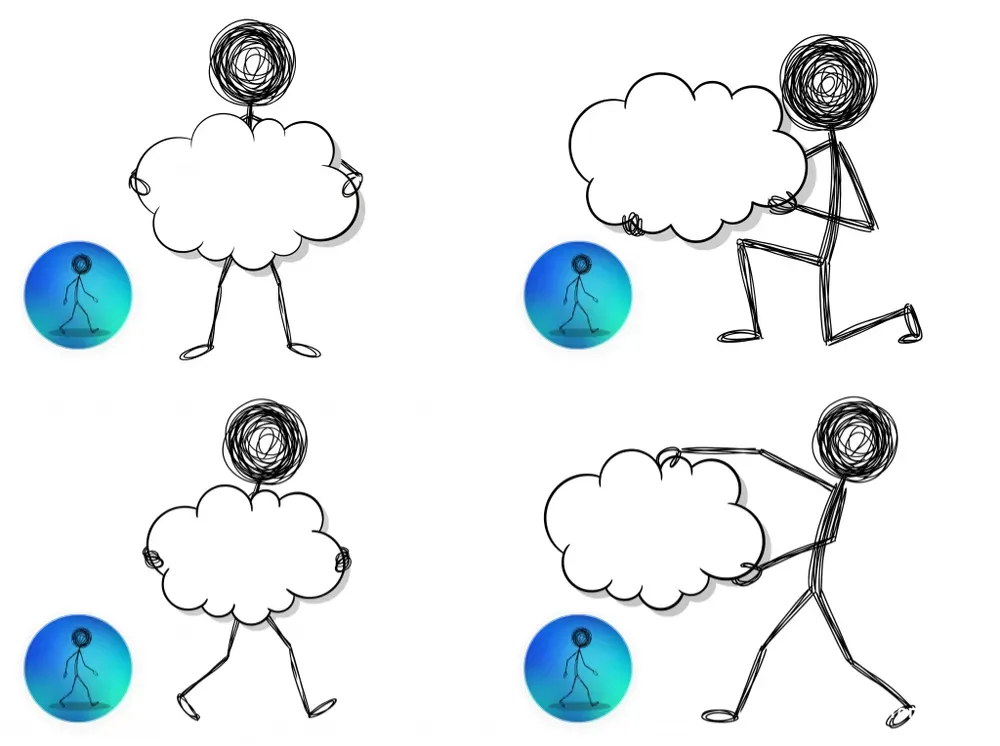 Scribble Stick Figure Message Panel Generator