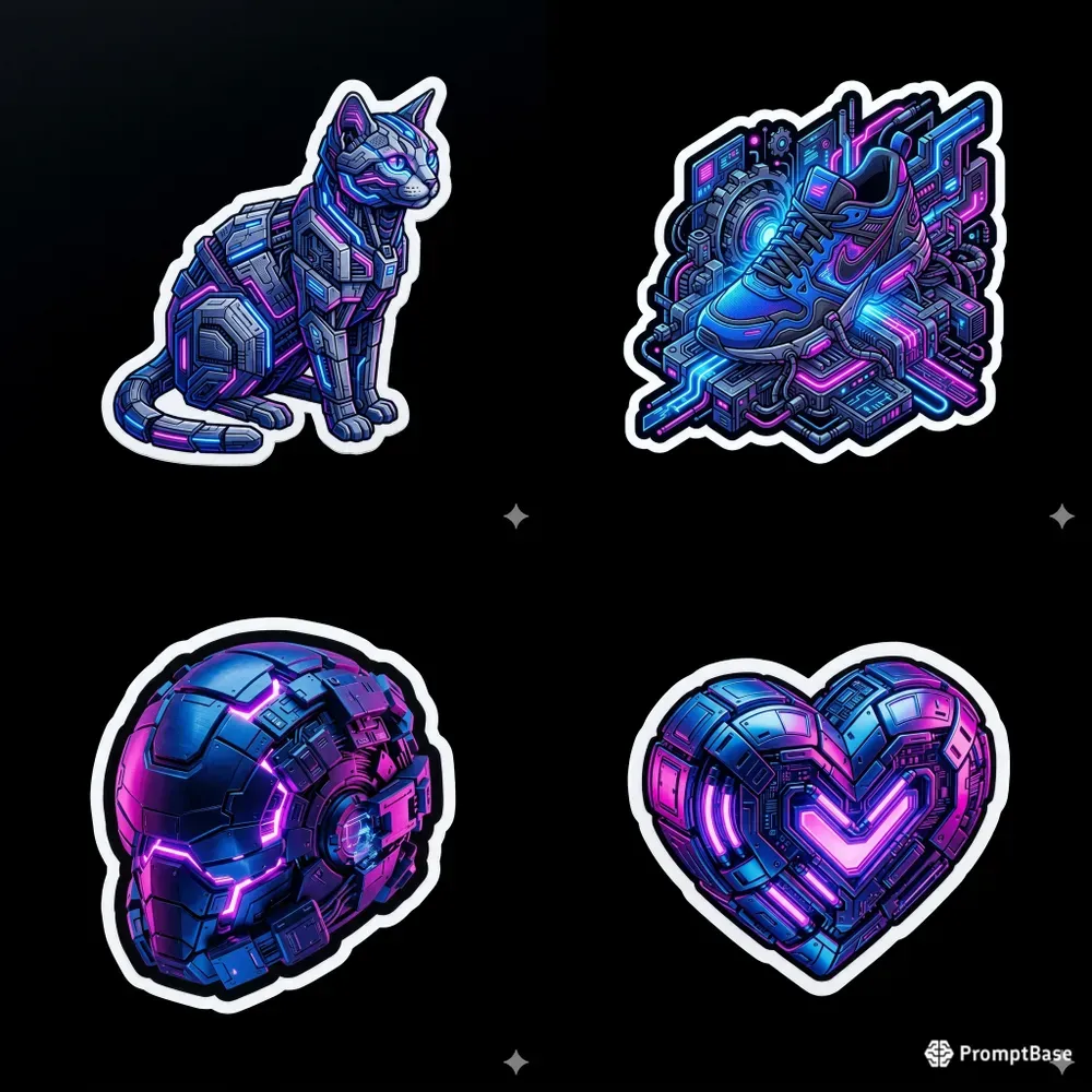 Pro Cyberpunk Custom Sticker Creators