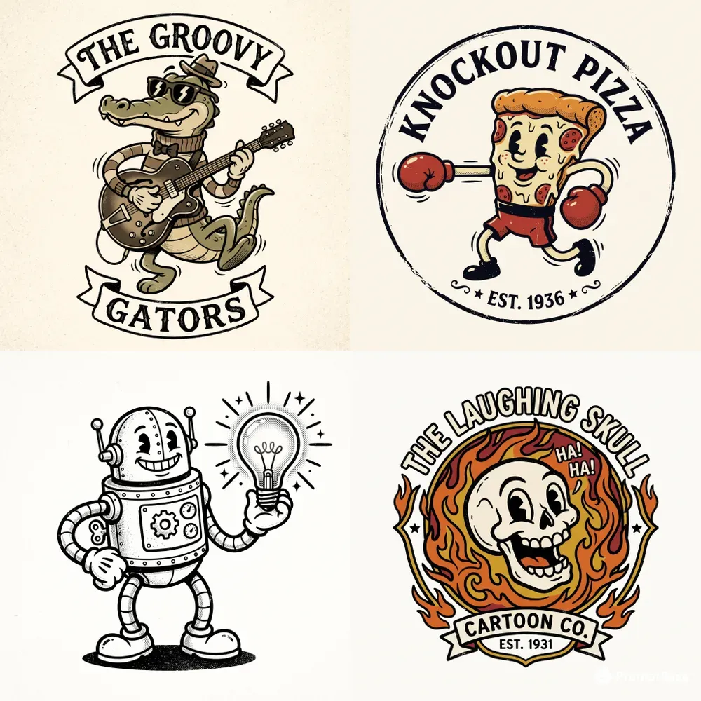 1930s Rubber Hose Mascots