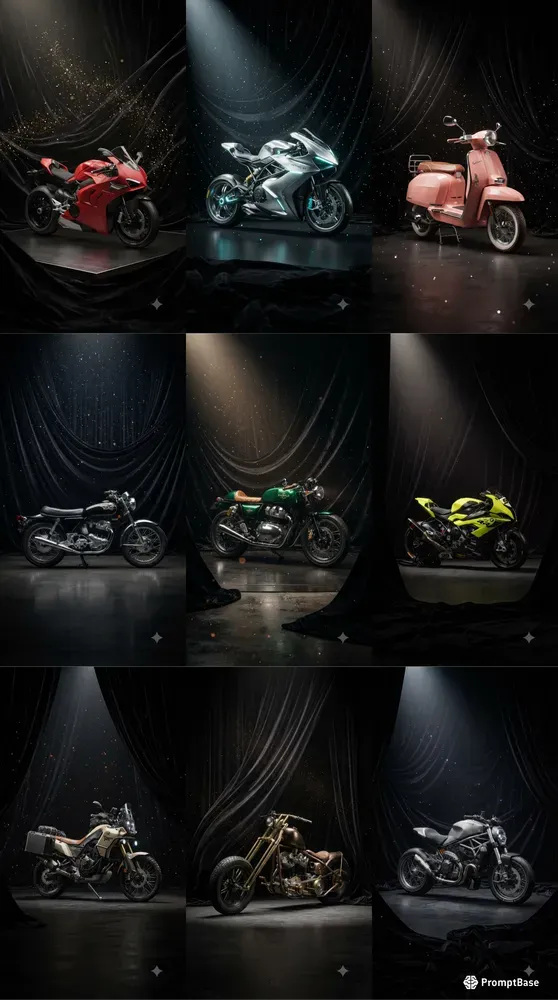 Velvet Gold Motorcycle Stages