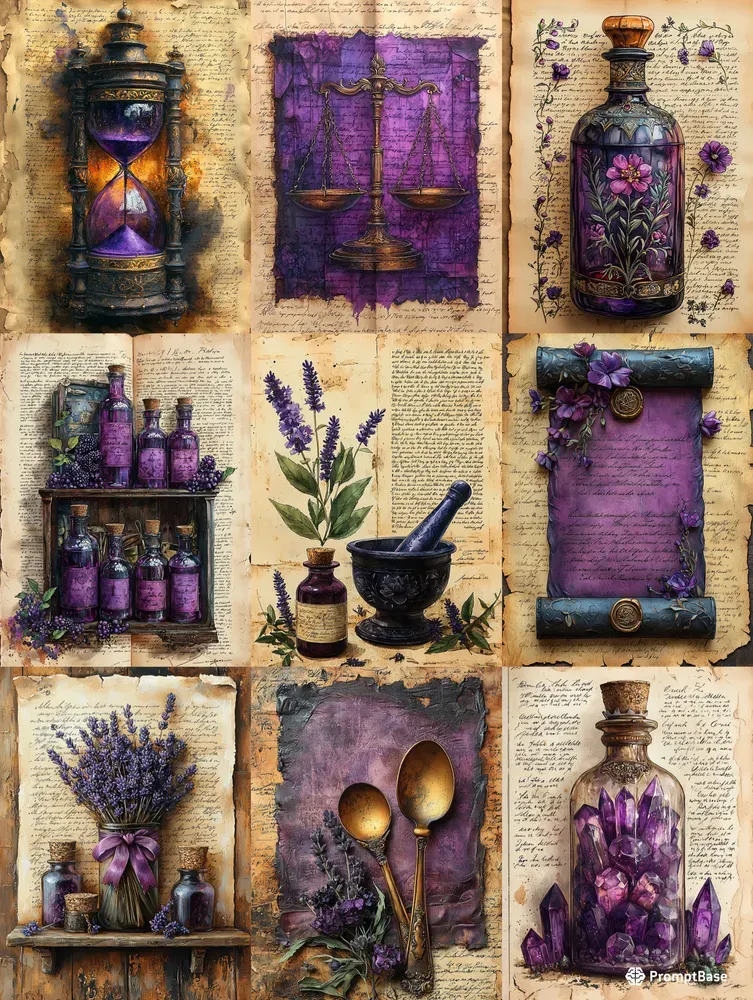 Baroque Violet Apotechary Junk Journals