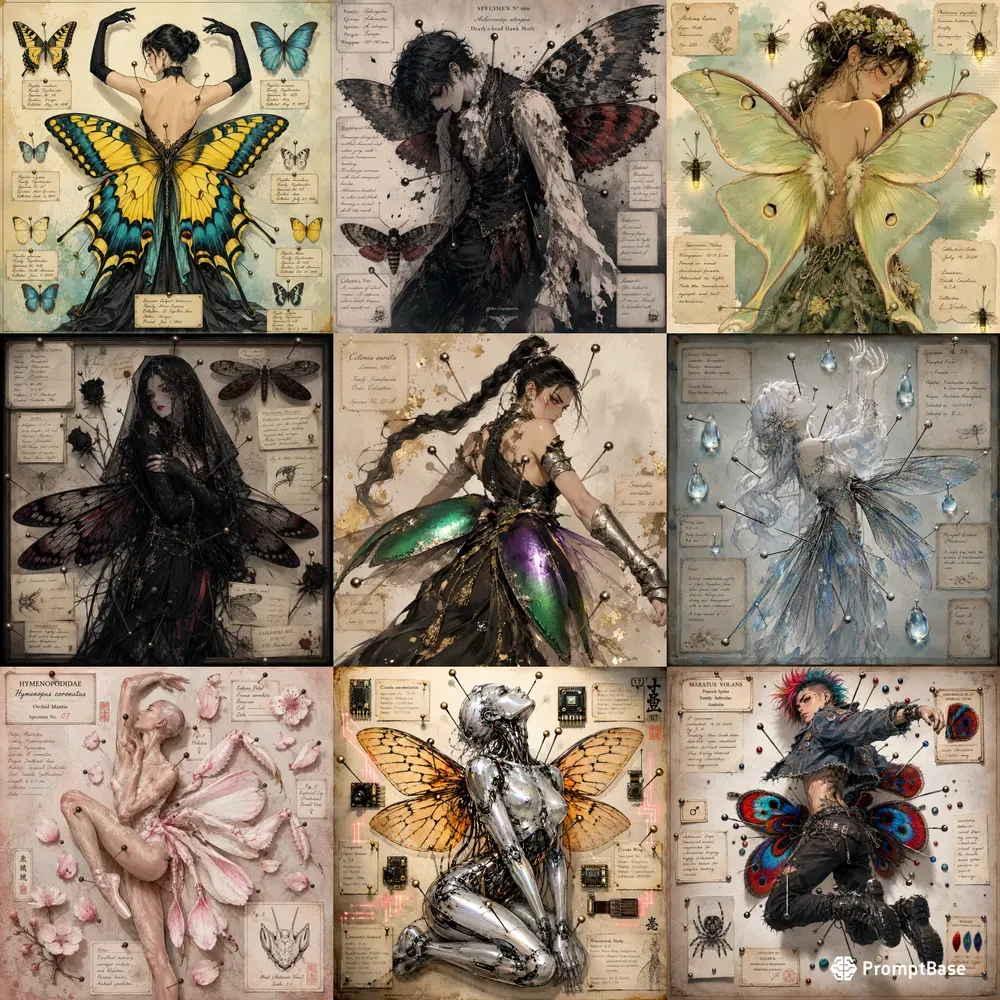 Entomological Fashion Portraits