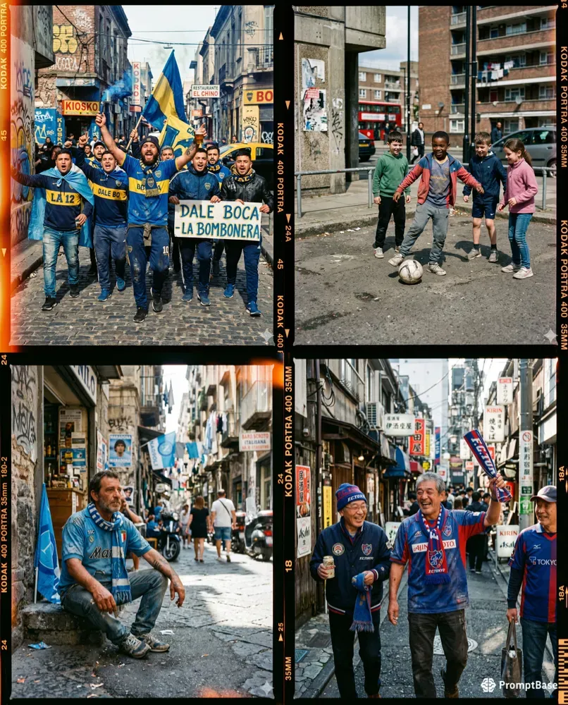 Soccer Fan Street Culture Film Photos