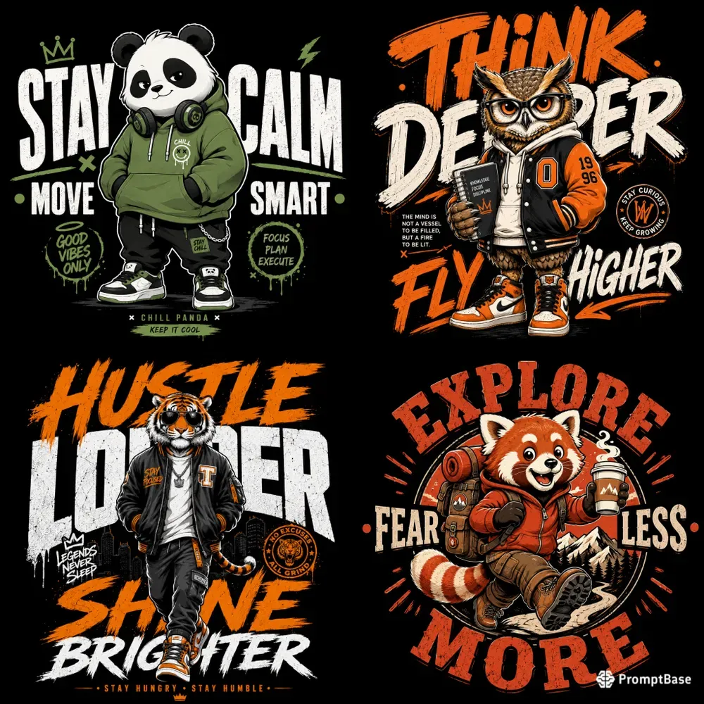 Motivational Animal Tees