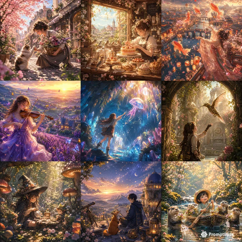 Whimsical Spring Storyscapes