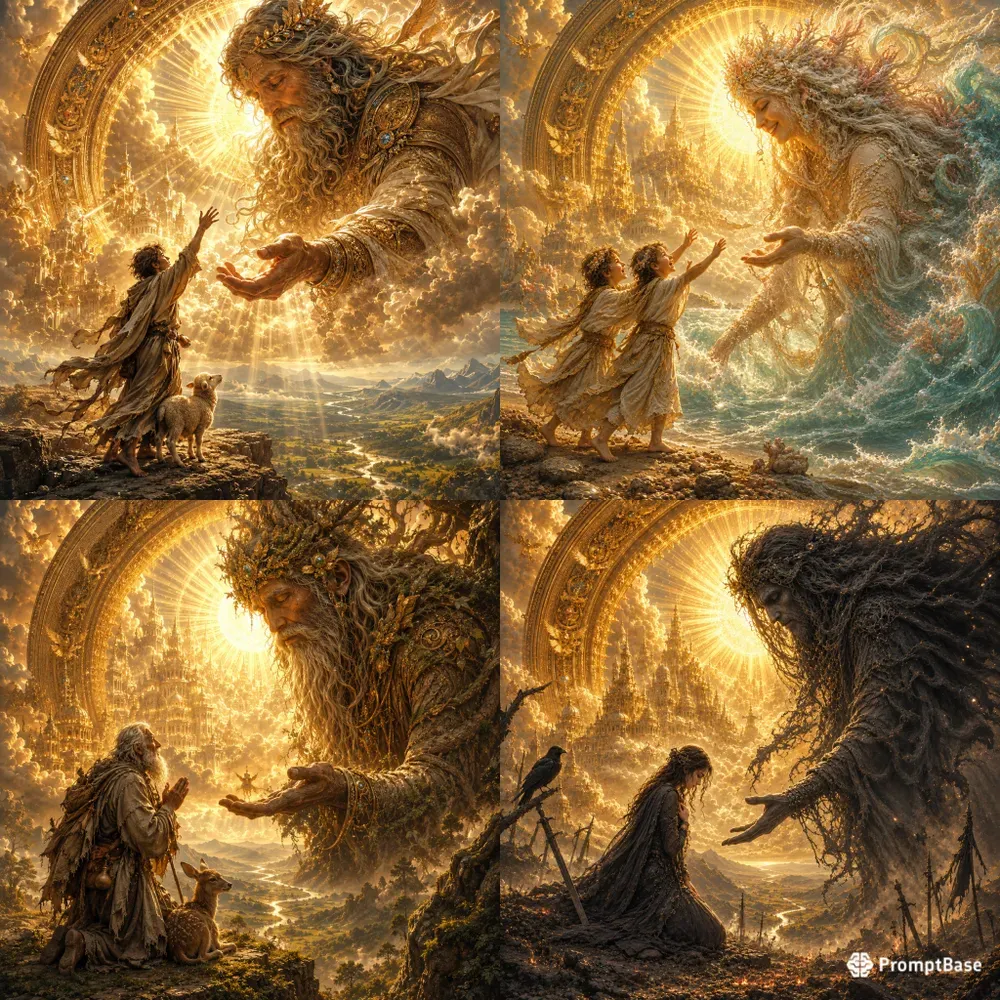 Golden Deity Blessings
