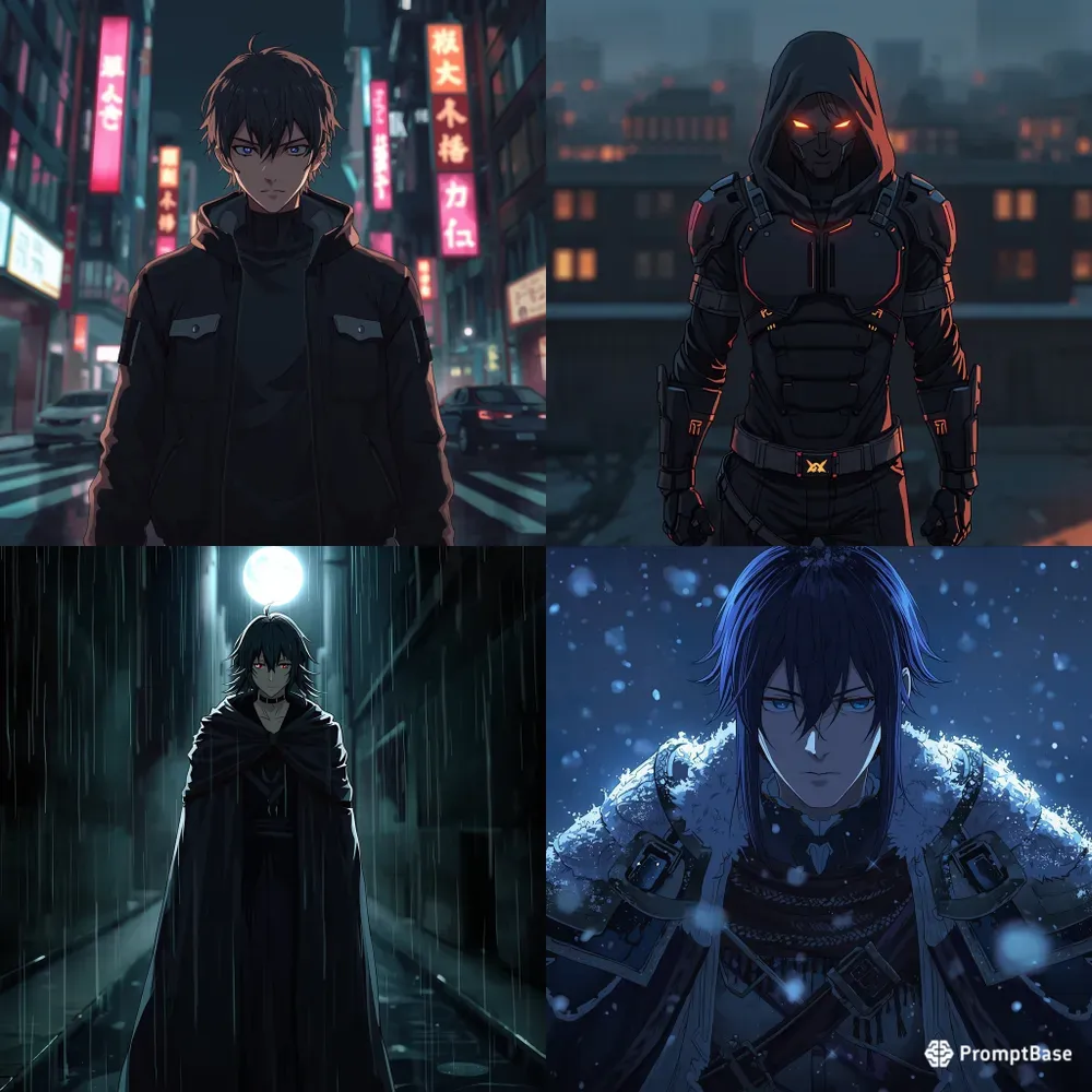 Cinematic Anime Antihero Generator