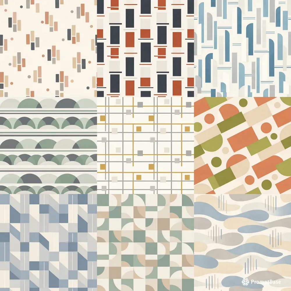 Scandinavian Modern Textile Patterns