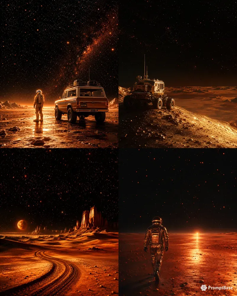 Cosmic Spacedesert Roadtrips