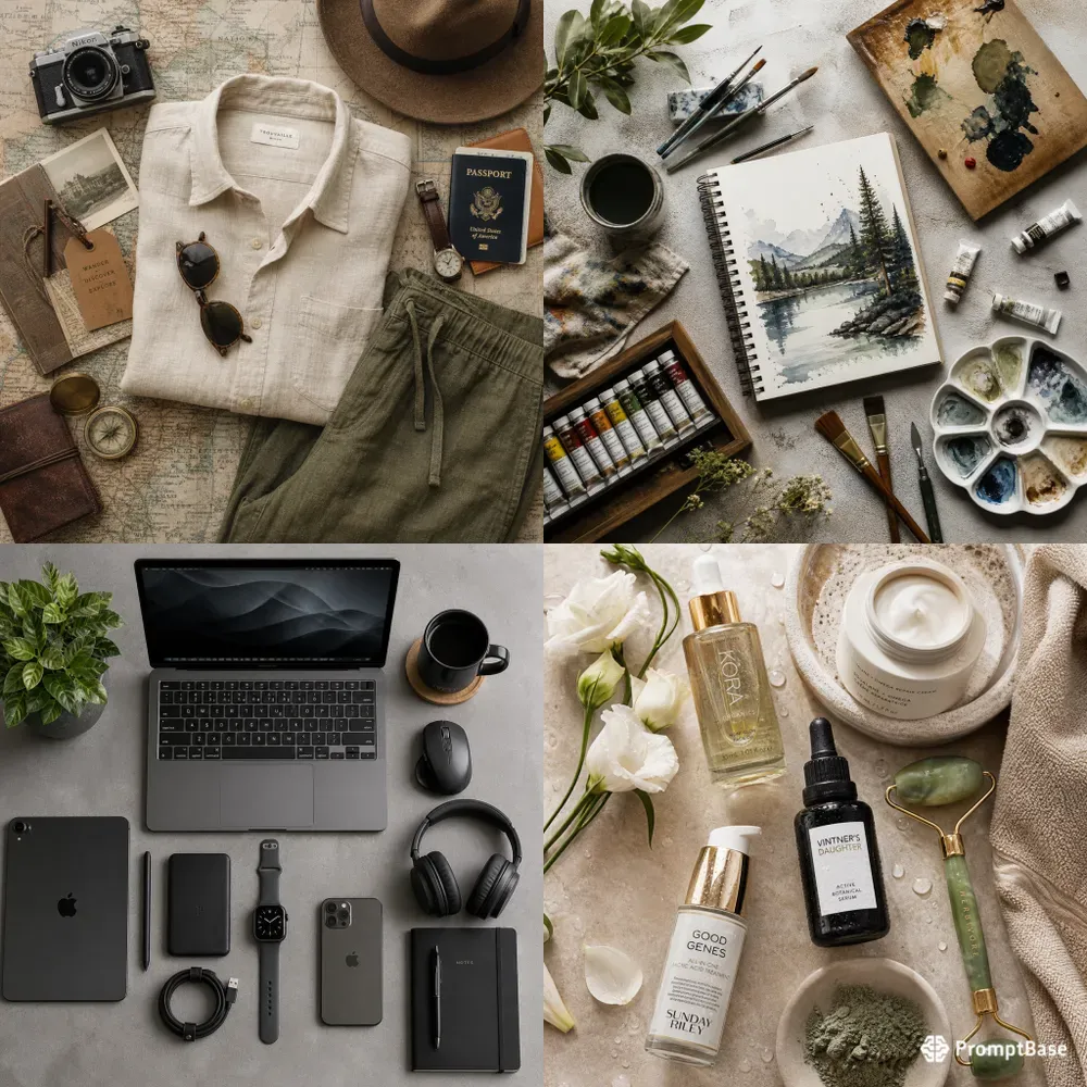 Editorial Flatlay Creator Kits