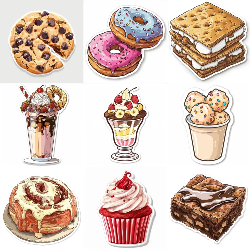 Aesthetic Pastel Dessert Stickers