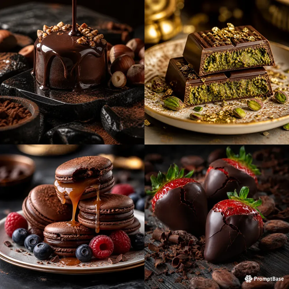 Luxury Chocolate Product Photography