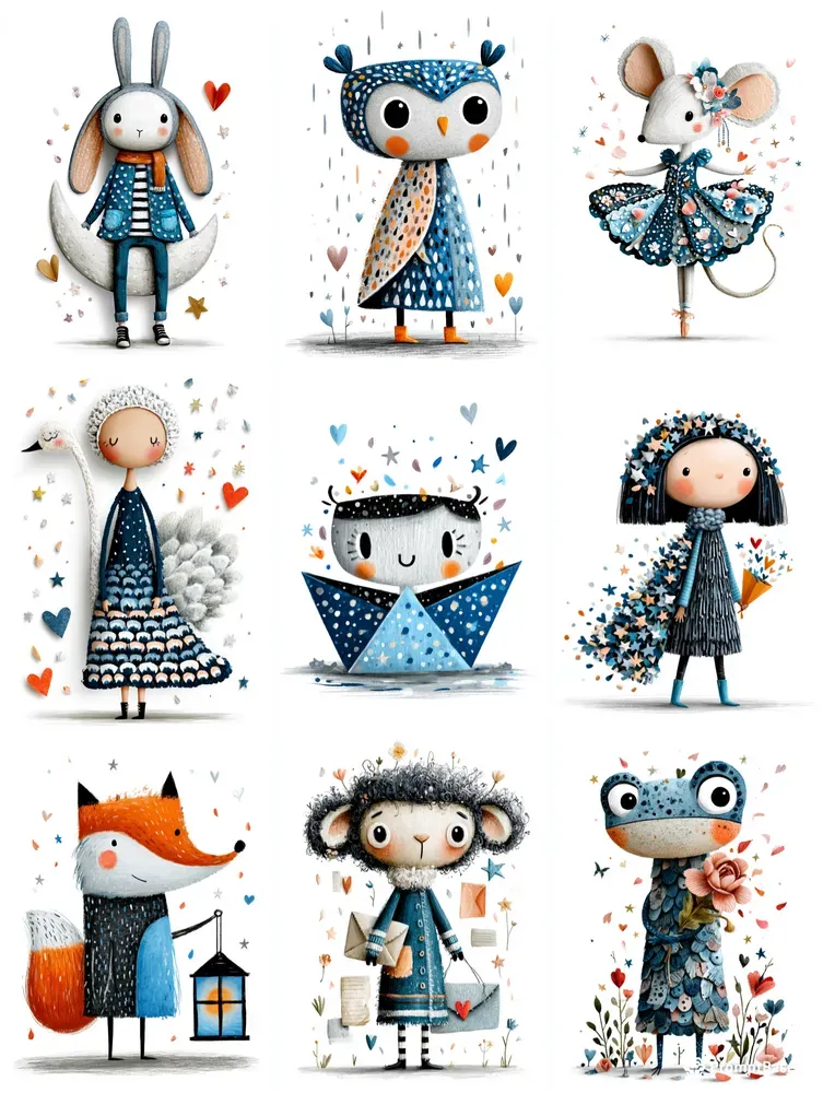 Soft Melancholic Fairytale Creatures