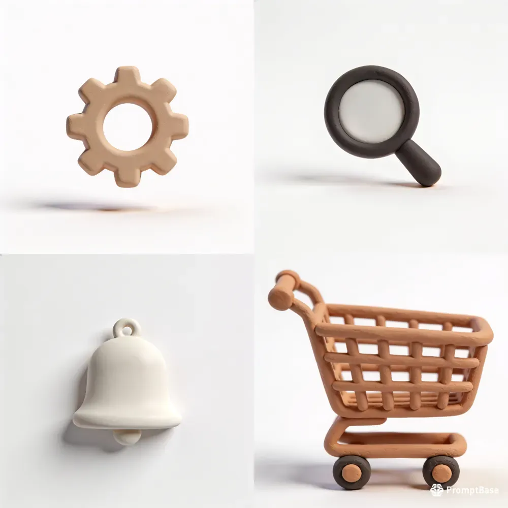 Claymorphism 3D Icons Generator