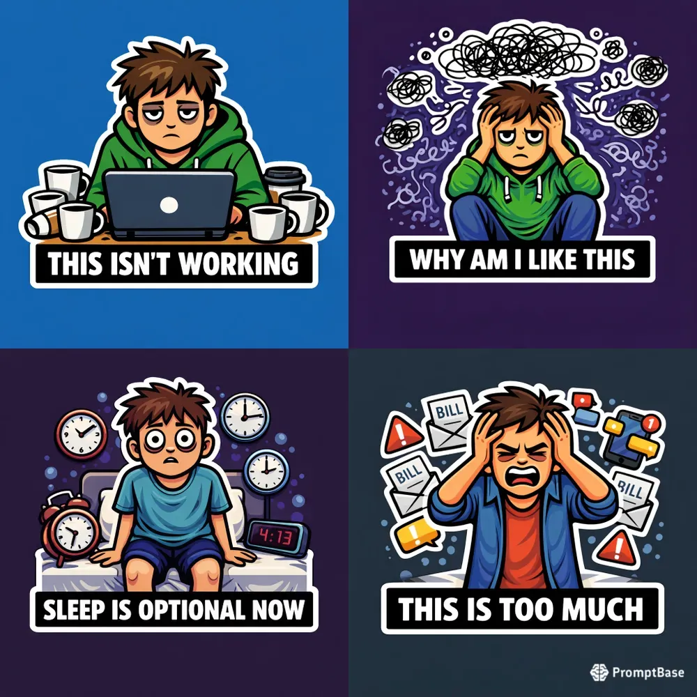 Brutal Honesty Sticker Tshirt Designs