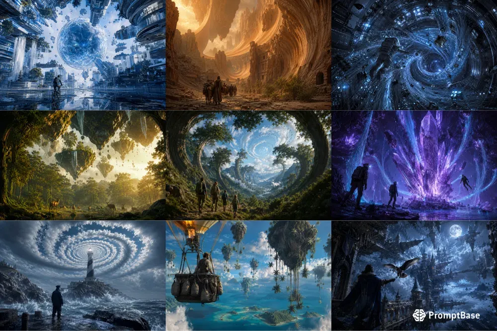 Gravity Anomaly Worlds Generator