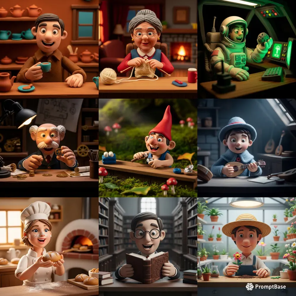 Whimsical Claymation Worlds