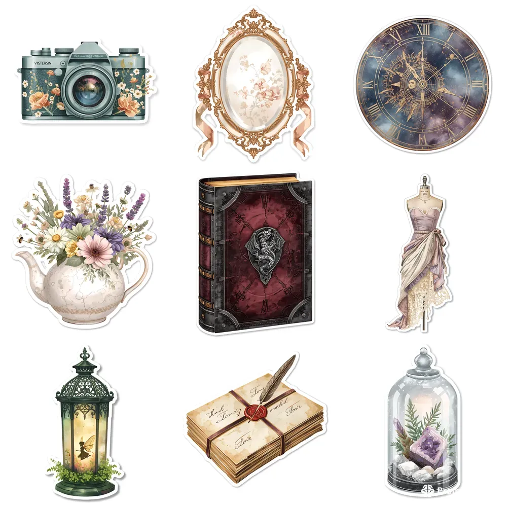 Vintage Romantic Shabby Chic Clipart Art