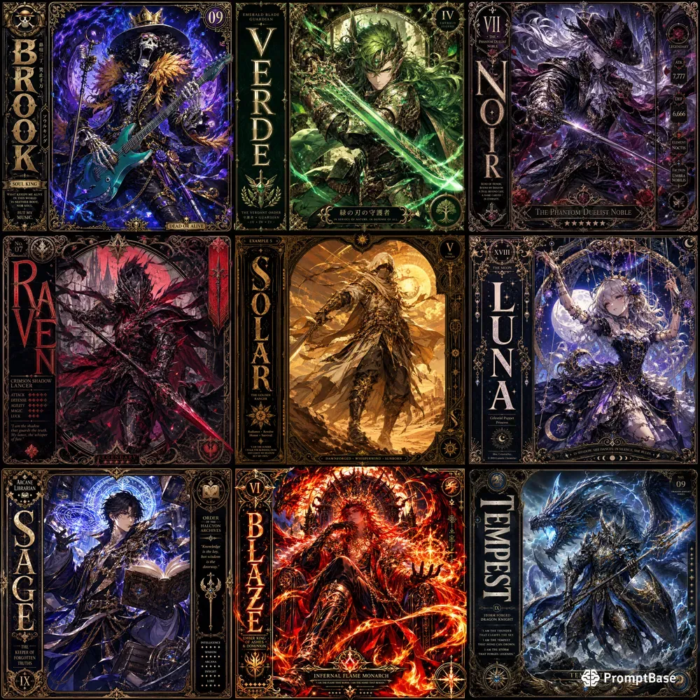 Arcane Character Tarot Card Collections
