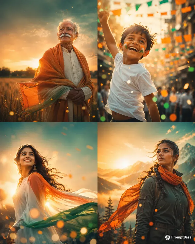 Independence Day Patriotic Portraits