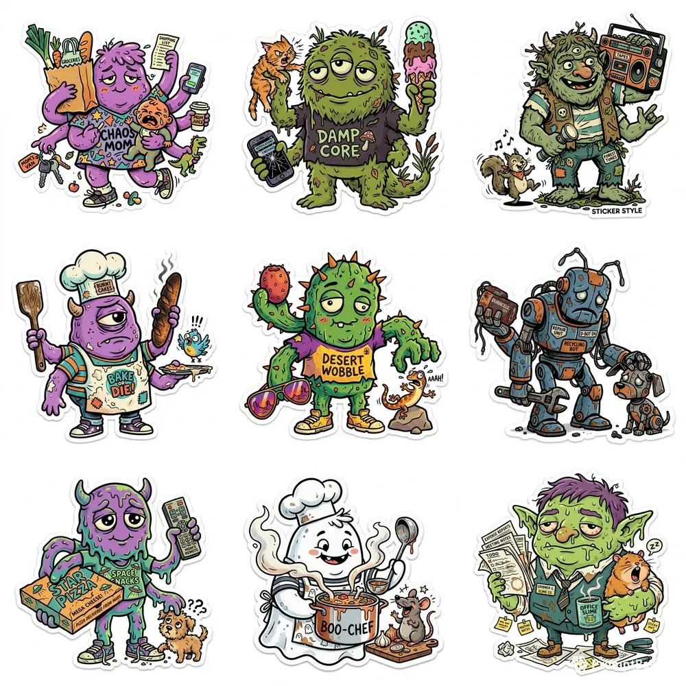 Uglycute Blob Creature Tshirt Designs