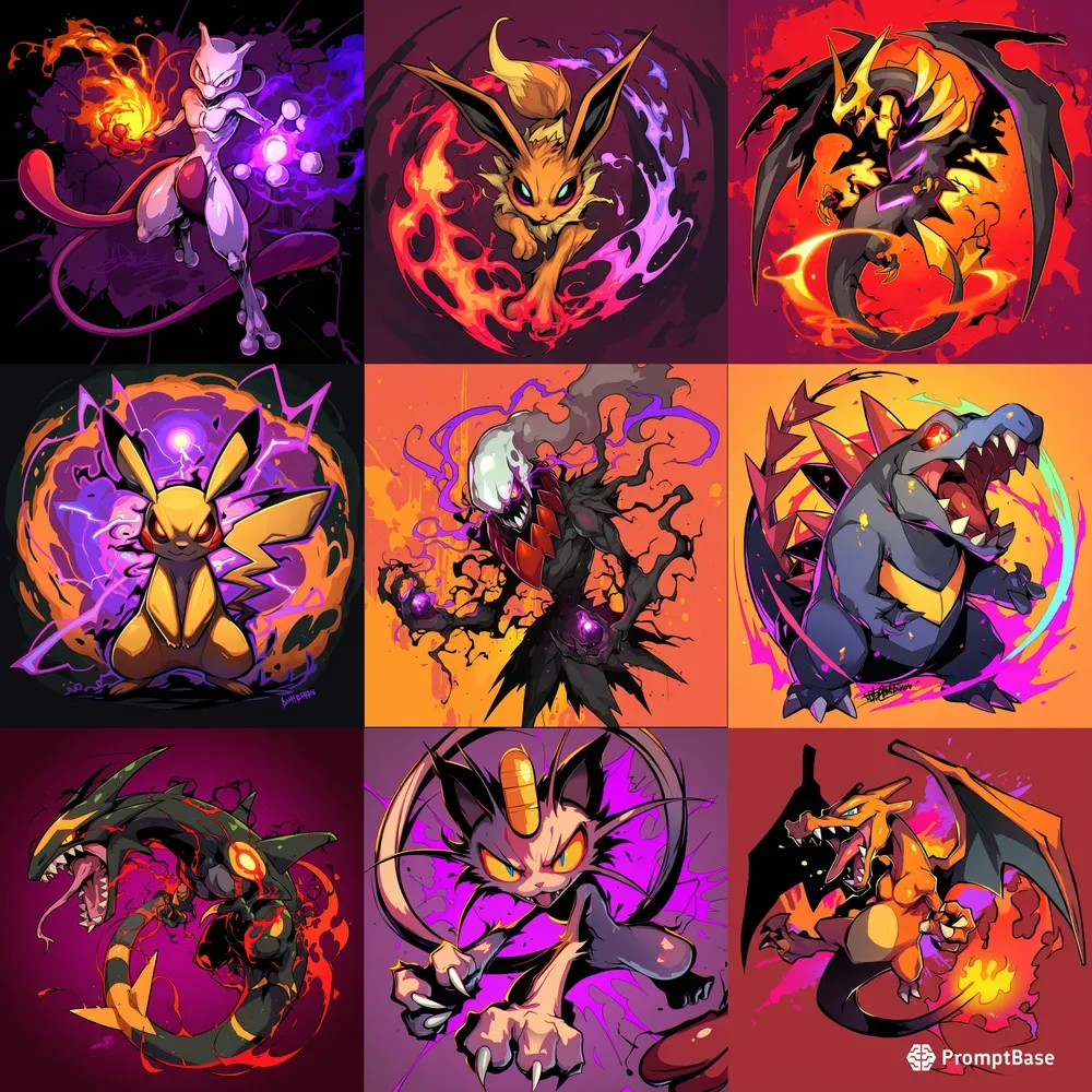 Dynamic Pokemon Splash Art