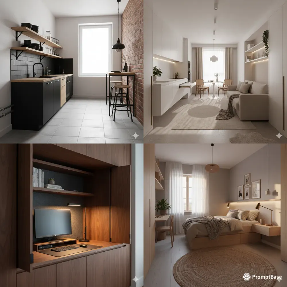 Modern Minimalist Interior Small Spaces