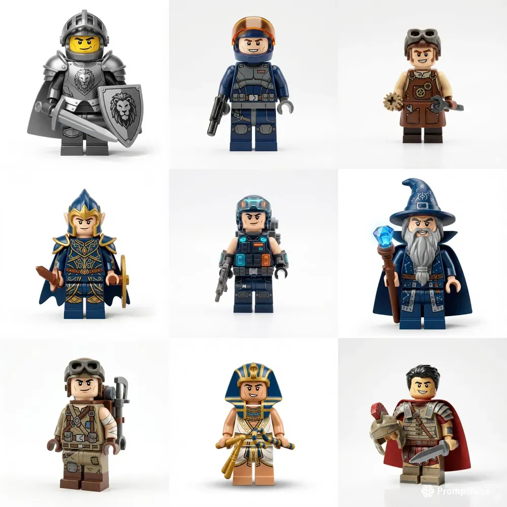 Legostyle Cinematic Characters