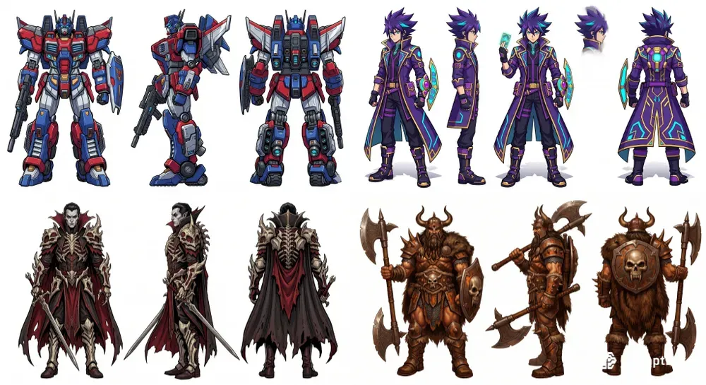Pro Character Model Sheets