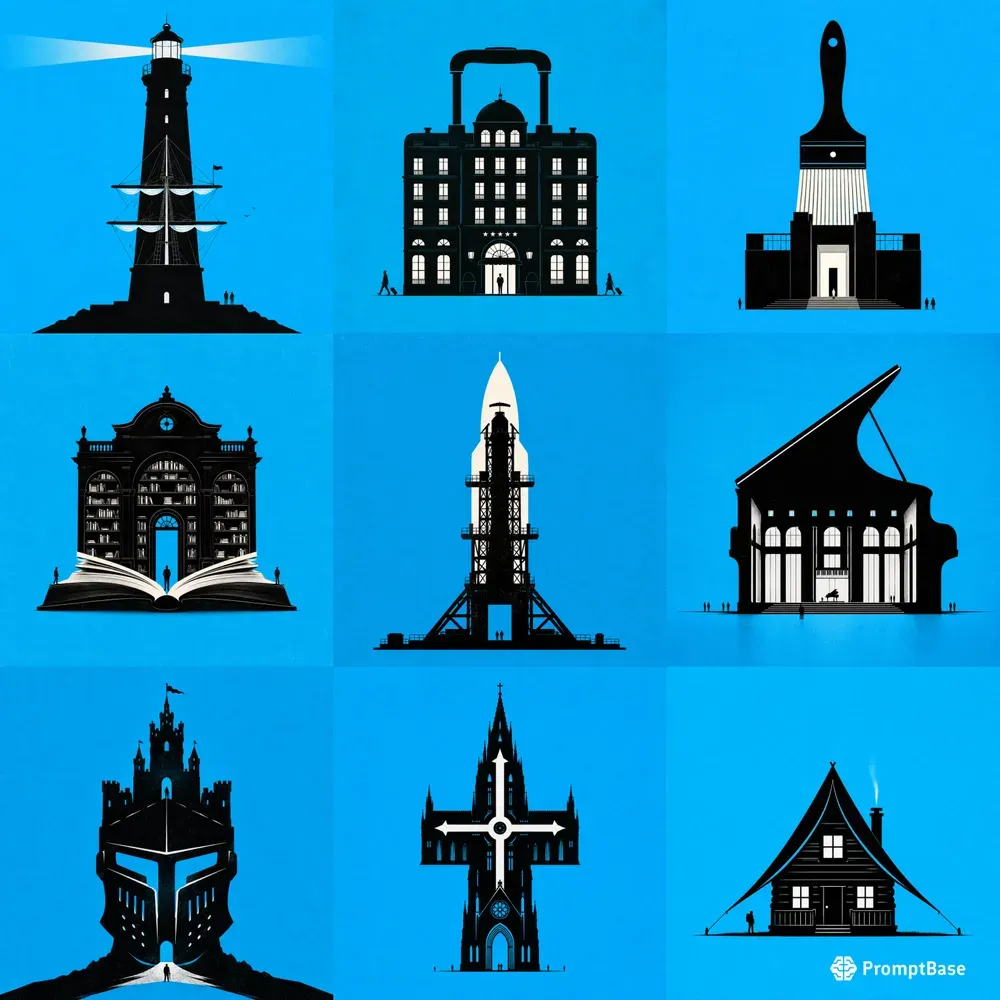 Minimal Symbolic Cinema Posters