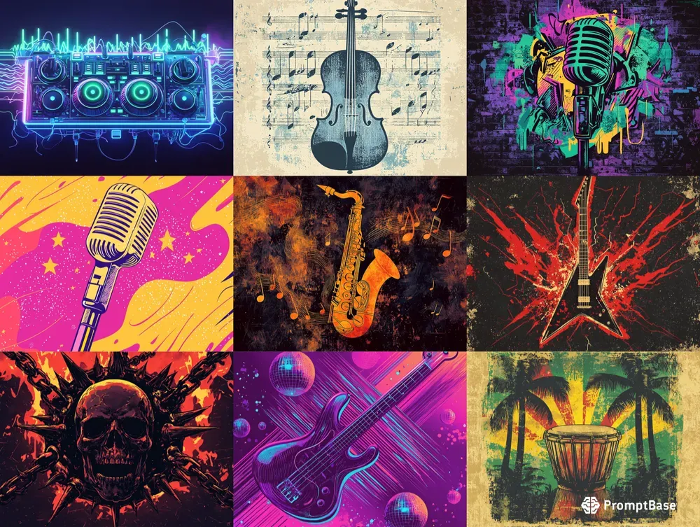 Creative Music Poster Designs