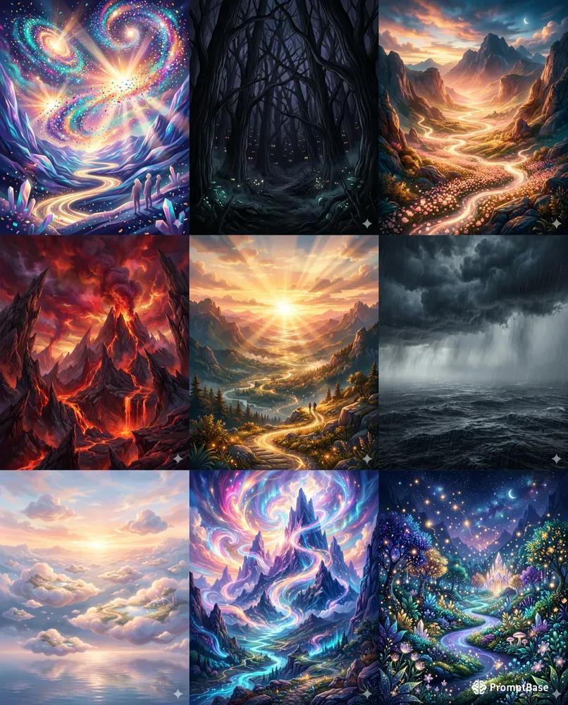 Dreamlike Emotional Landscape Worlds