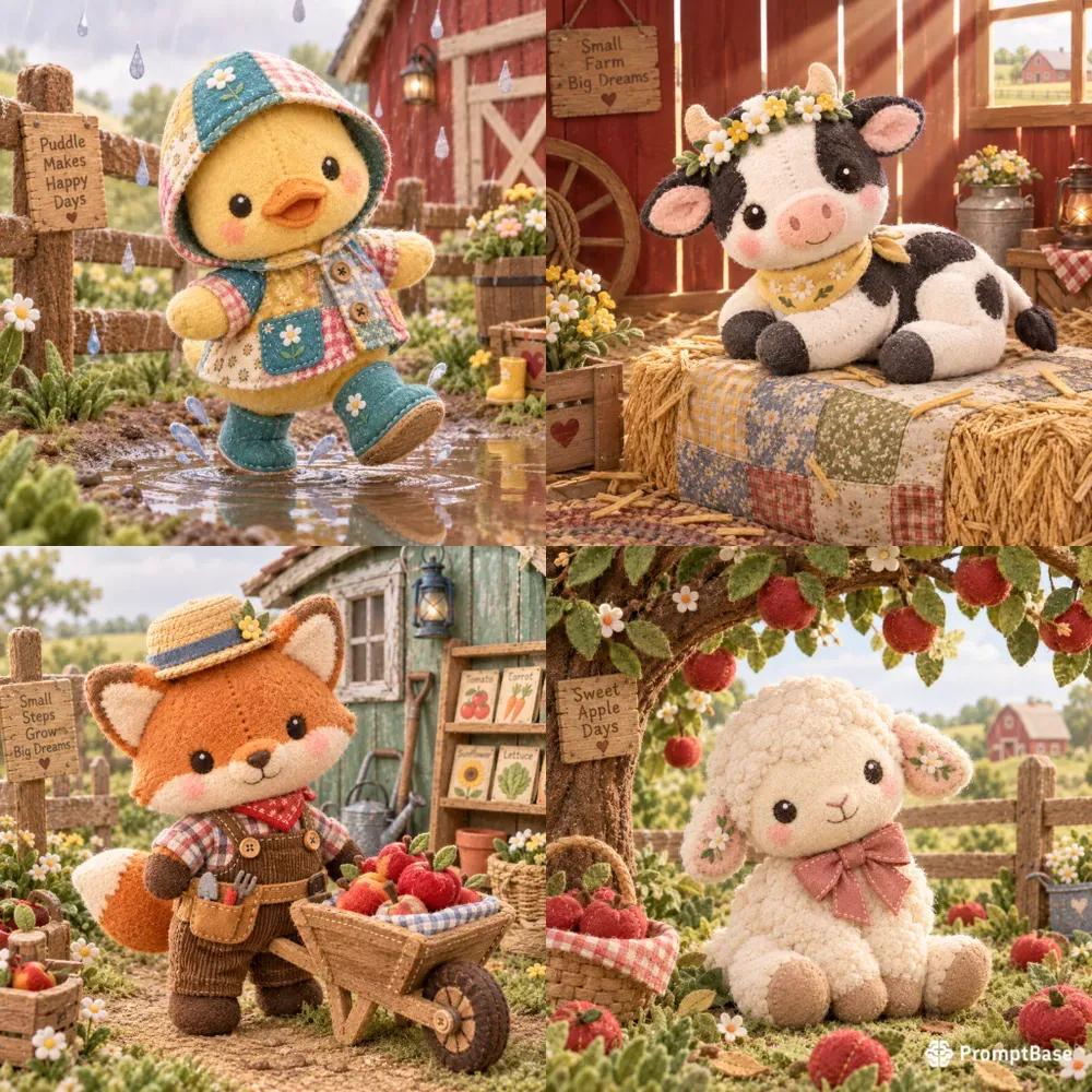 Farm Animal Plushie Creators