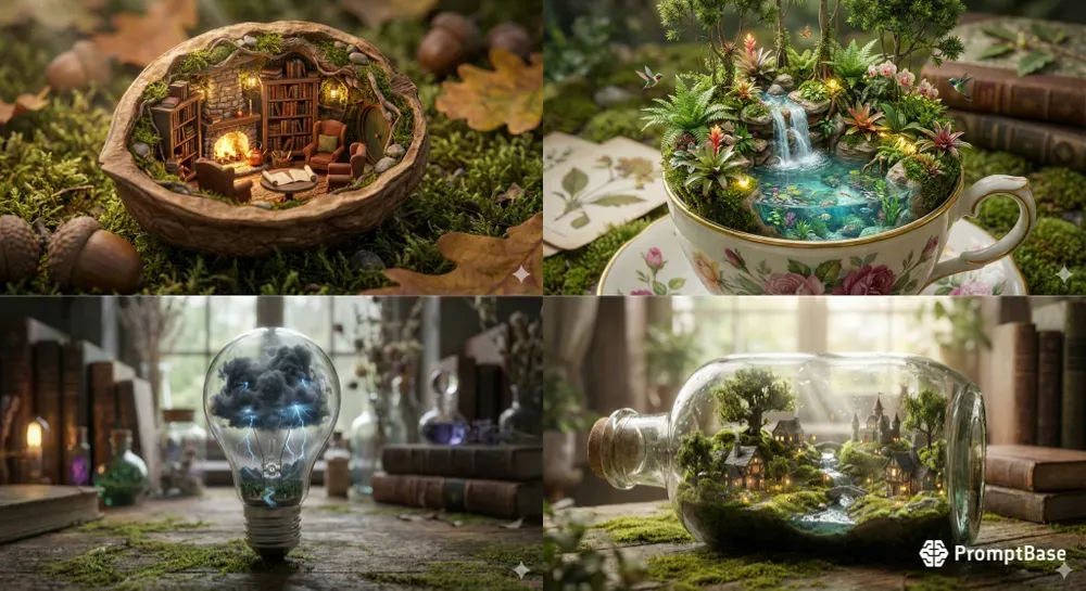 Surreal Miniature Worlds